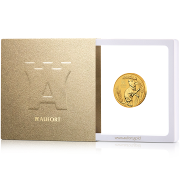 15,55 г (1/2 oz) золотая монета, в подарочной упаковке