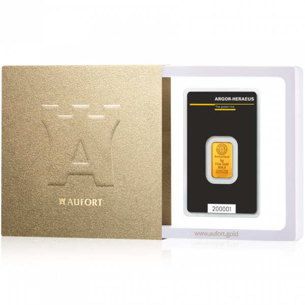5 gram Gold Bar in Gift Package
